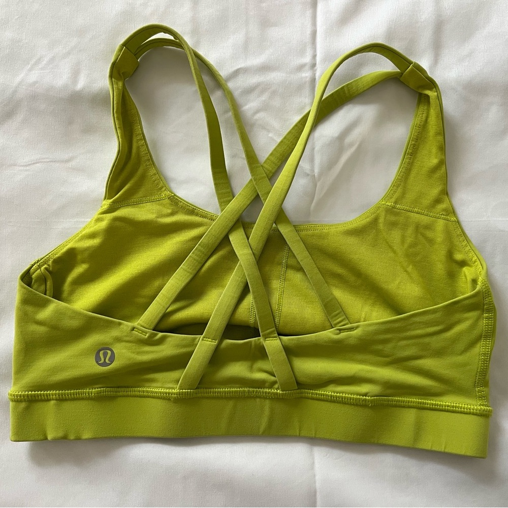 Lululemon Energy Sports Bra Green - Picture 1 of 2